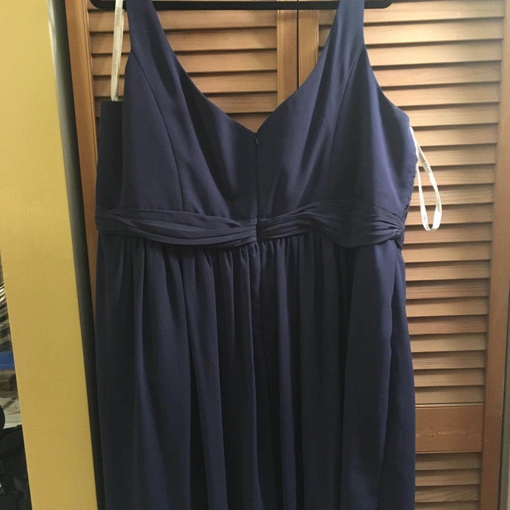 Navy blue prom, bridesmaid, party dress